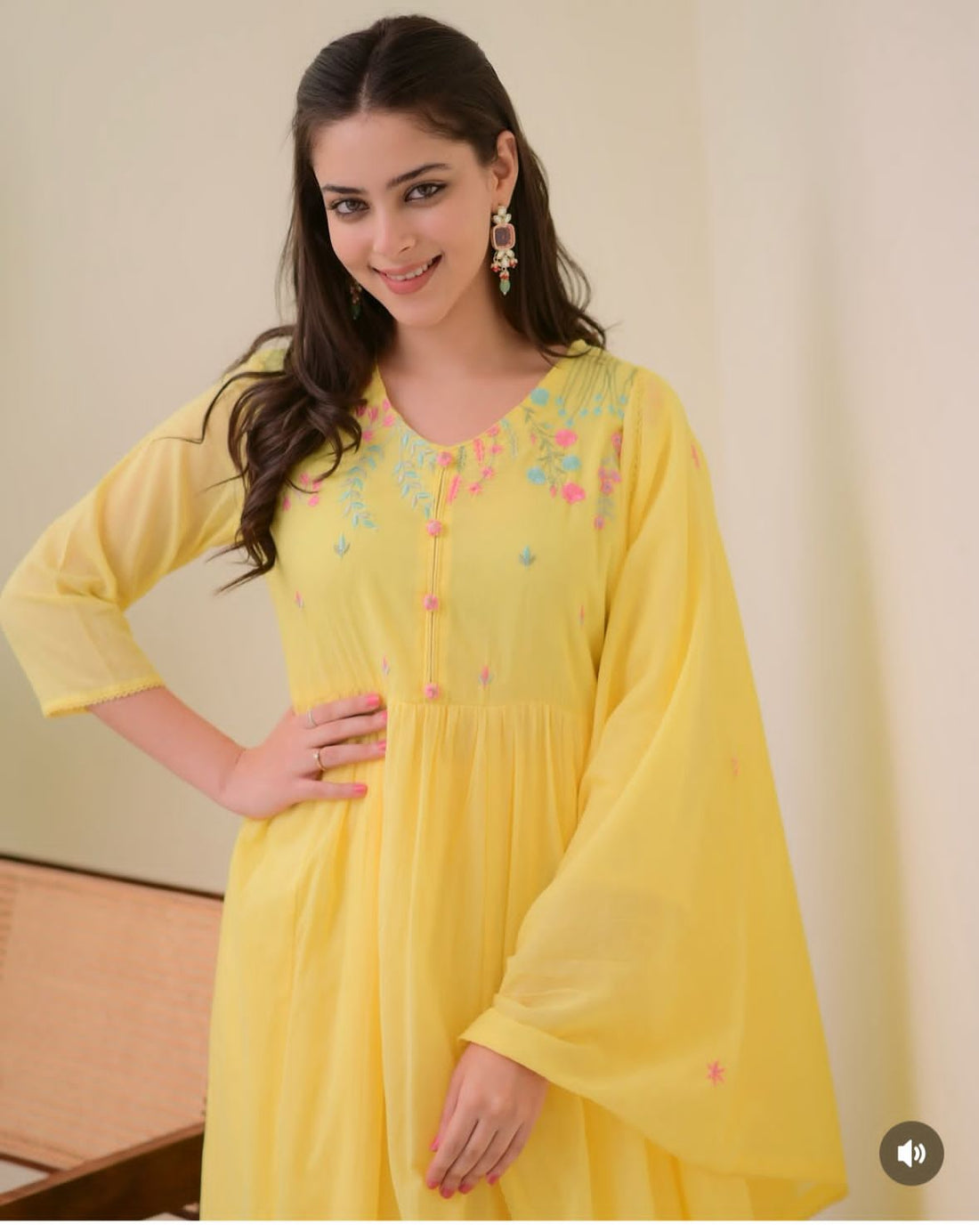 Embroidery with Sequence Heavy Suit with Pant
